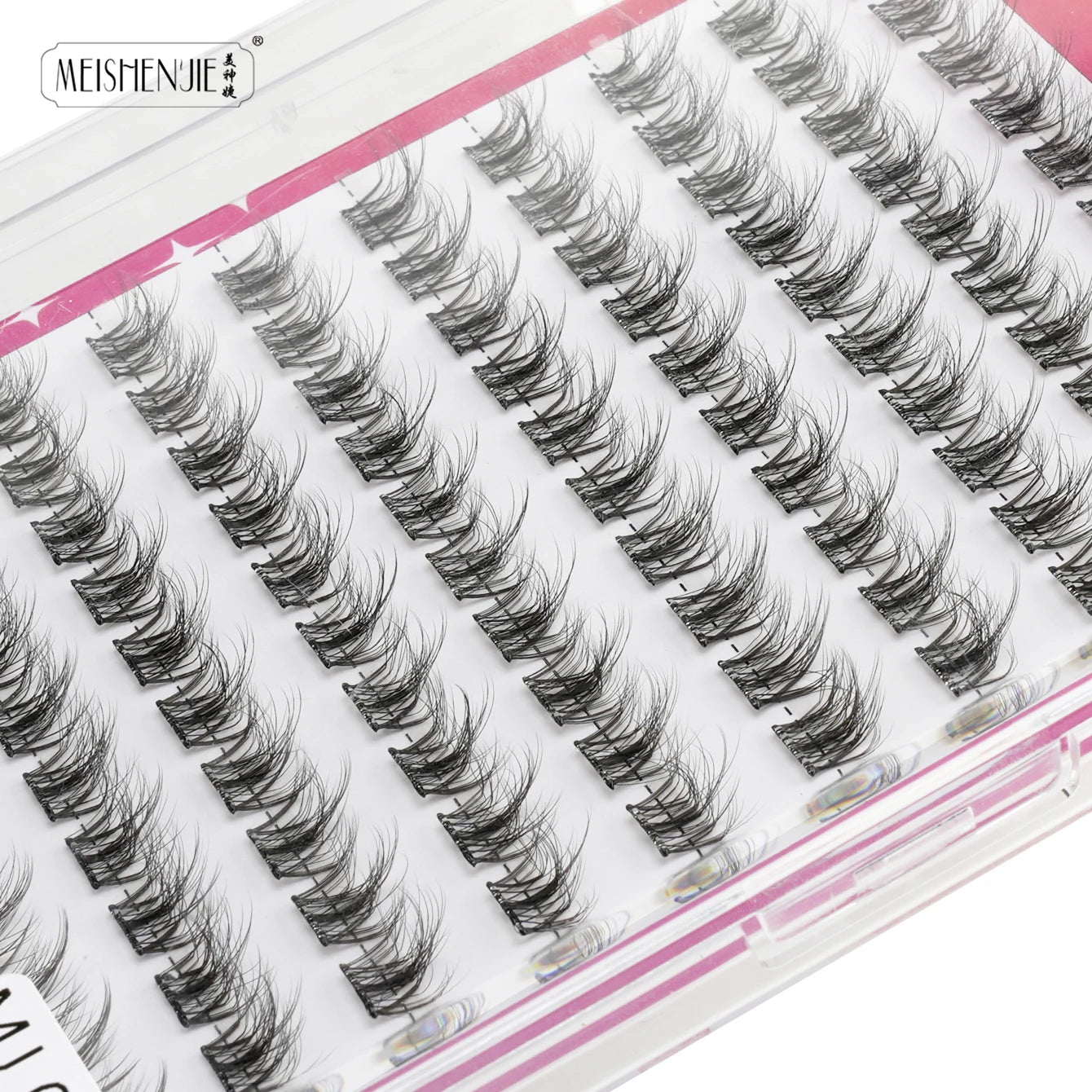 DIY 100 Cluster Self Adhesive Eyelashes Natural Long Fake Eyelash Extension NO Glue Needed Individual Lashes Makeup Tools Cils
