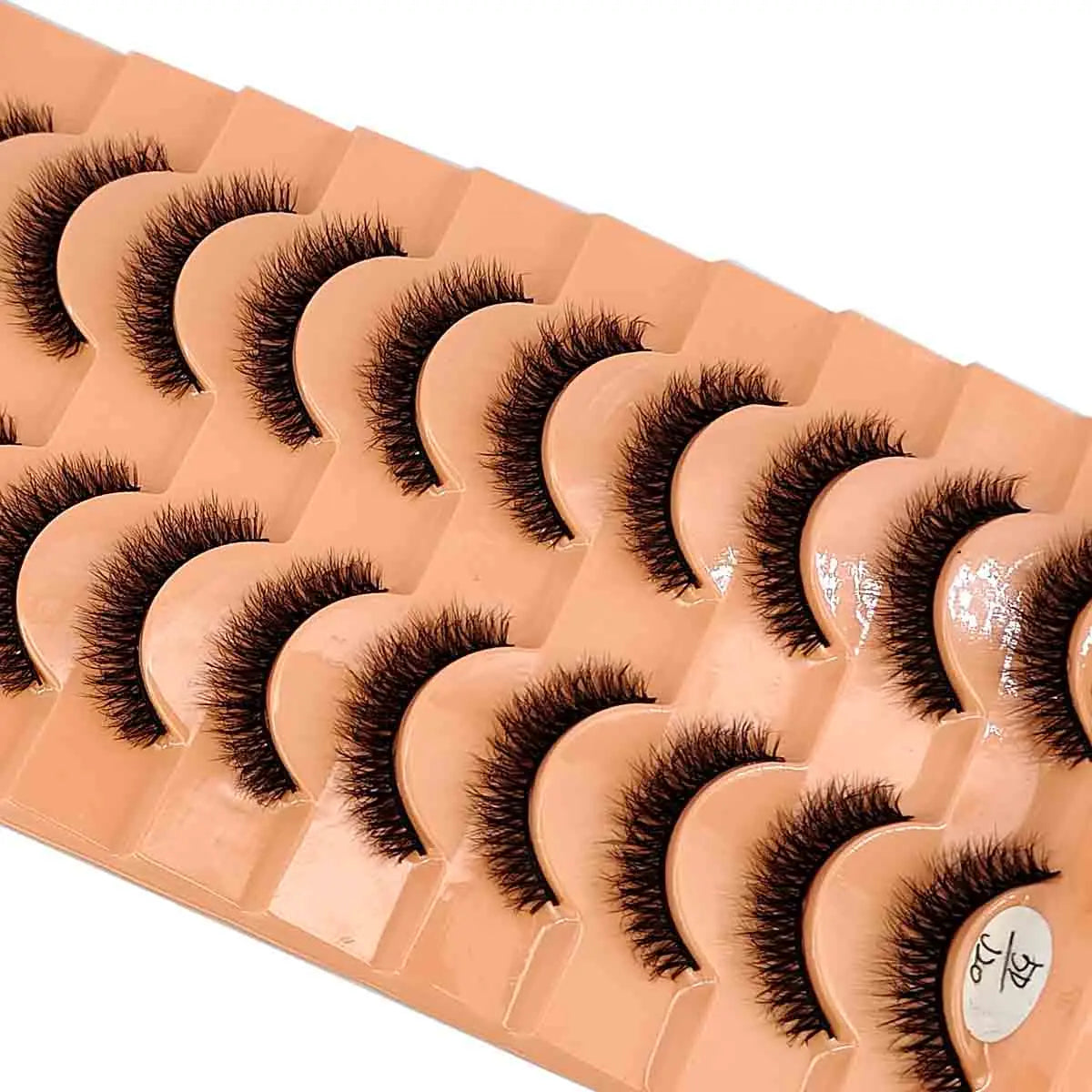 10Pairs 3D Mink Lashes Cilios Fluffy Soft Beauty Natural Short Mink Fake Eyelashes Classic Thick Reusable Makeup False Eyelashes