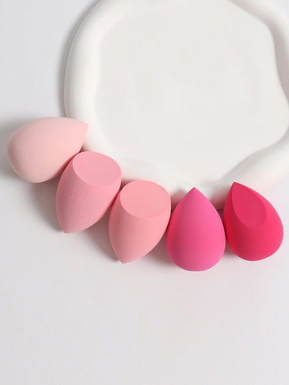 5 Bags of Beauty Eggs Makeup Sponge (Beauty Egg), Foundation Make-Up Mixed Beauty Sponge, Flawless Liquid, Cream and Powder, Mu