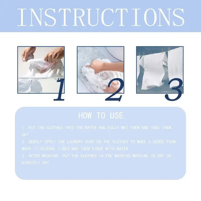 High Efficiency Clothes Cleaning Laundry Soap Bar Underwear Oil Stains Mildew Spots Remove Hand Protection Bleach Laundry Soap