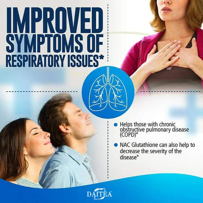Daitea - Glutathione Collagen Capsules, Advanced Complex NAC Supplement, Immune Function, Support Respiratory Health