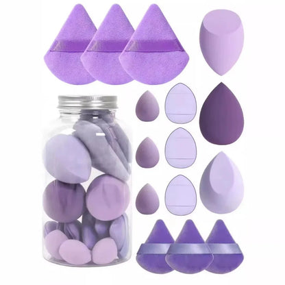 12/15Pcs Makeup Sponge Cosmetic Puff Foundation Sponges Blender Beauty Egg Powder Puffs Women Make Up AccessoriesMakeup Tools