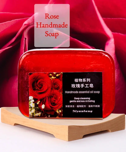 Handmade Plant Essential Oil Soap Natural Calendula , Marigold ,Lavender, Osmanthus Fragrans Soap Herbal Soap
