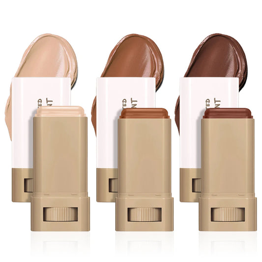 Face Highlighter and Contour Stick Korean Makeup Cosmetics 6colors Matte Highlighter Waterproof Bronzer Face Contouring Stick
