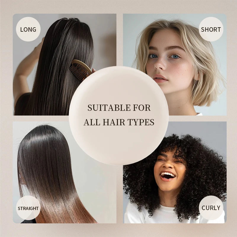 2-in-1 Natural Anti-Hair Loss Shampoo Bar with Batana and Rosemary – Controls Oil, Strengthens Roots, Vegan & Long-Lasting