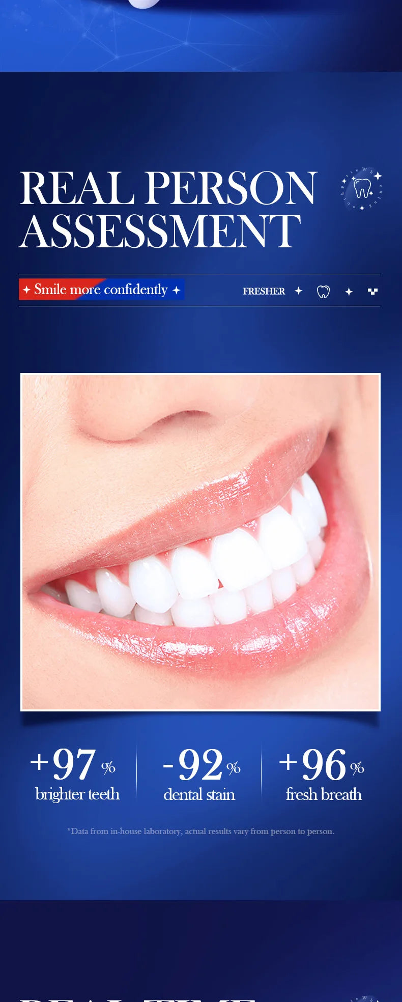 Baking Soda Probiotic Whitening Toothpaste To Remove Yellow Teeth Stains and White Teeth Removal Clean Teeth Fresh Mouth 300g