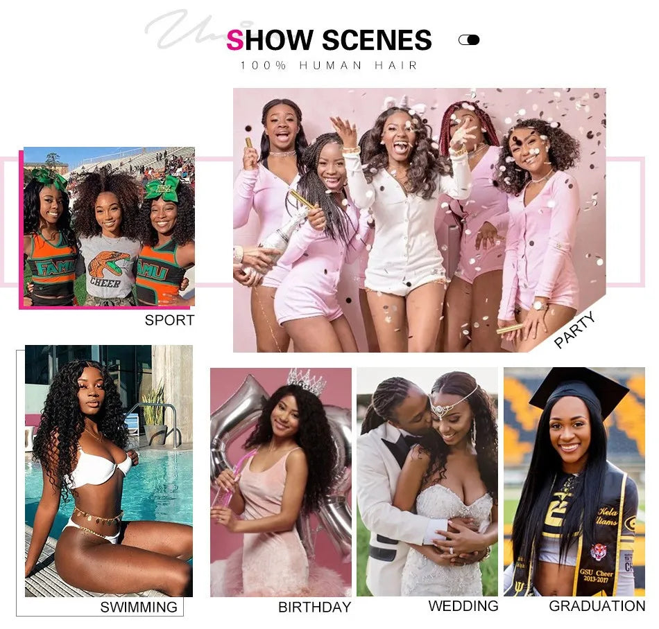 UNice Hair Reddish Brown Body Wave Bundles With 4x4 Closure 100% Human Hair 2/3/4 PCS Bundles And Closure Can Make 250% Lace Wig