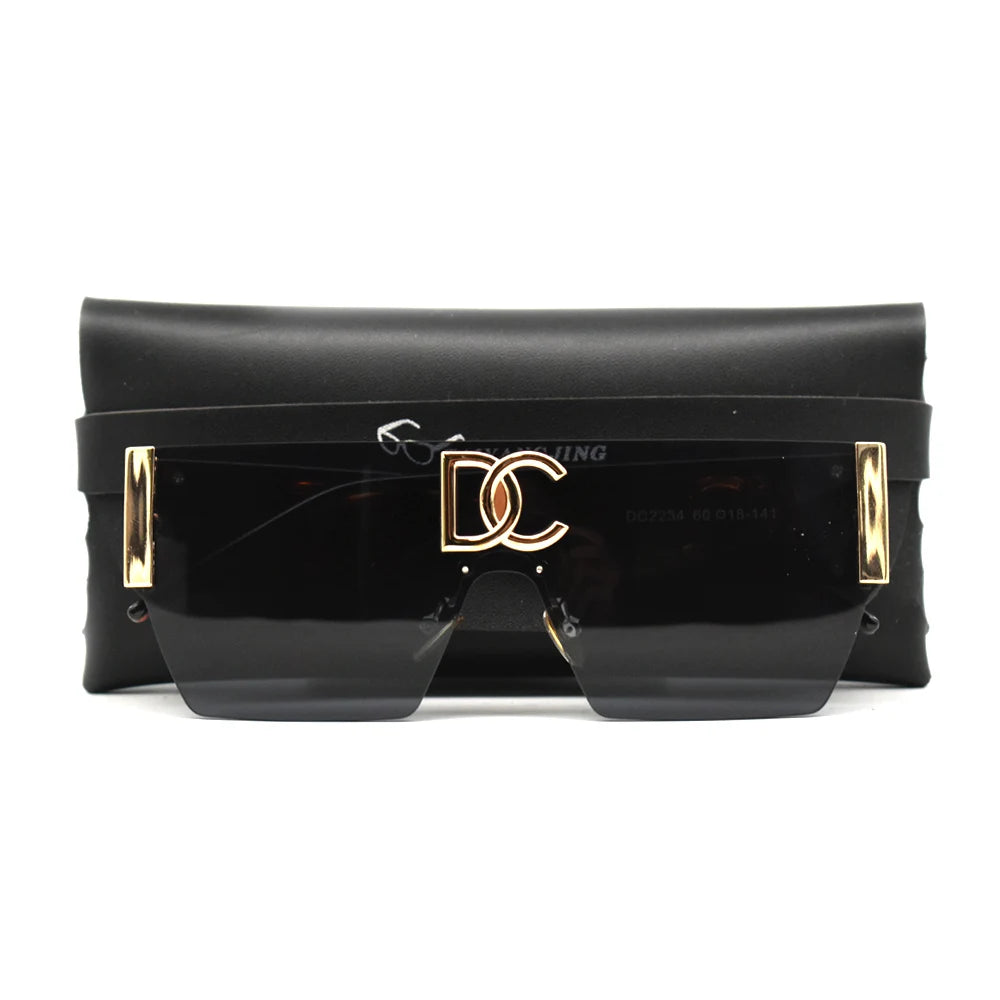 New 2024 Luxury Designer Square Sunglasses Women Fashion Trendy Punk Sun Glasses Ladies Gradient Shades Eyewear Oculos UV400