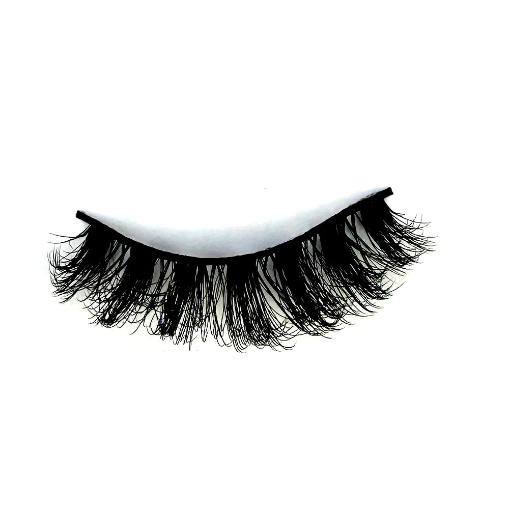 Cat Eye Eyelashes 3D Natural False Lashes D Curl Fluffy Soft Cross 5 Pairs Manga Lashes Wispy Natural Eyelash Extension Makeup
