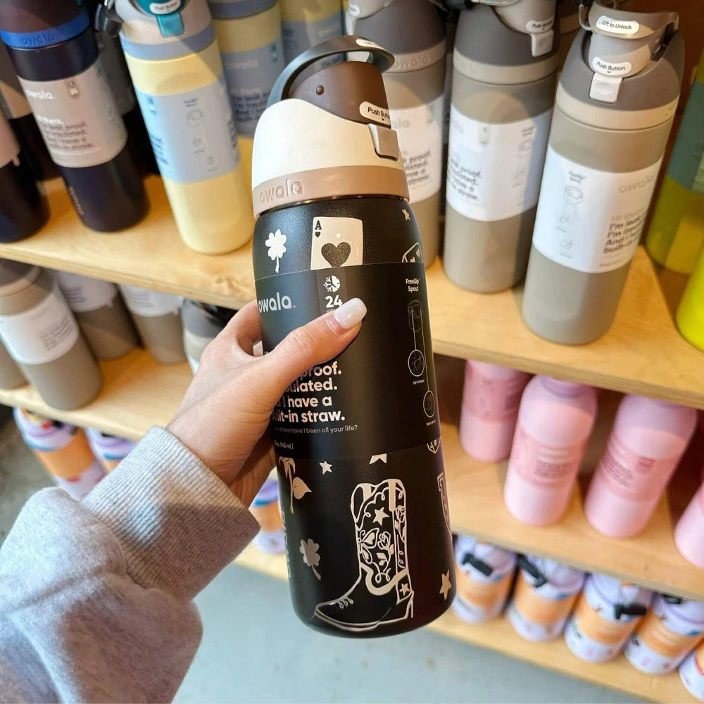 32 Oz Insulated Stainless Steel  Cup Water Bottle with Straw, BPA-Free Sports Water Bottle, Great for Travel