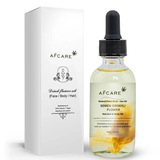 AFCARE Natural Plant Dried Flower Essential Oil 60ml Body Massage Care Essential Oil Diffuser Tea Tree Rosemary Lavender Lily