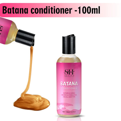 Natural 100% Pure Batana Oil For Hair Growth Butter Hair Mask Traction Alopecia Anti Hair Loss Baldness Treatment For Men Women