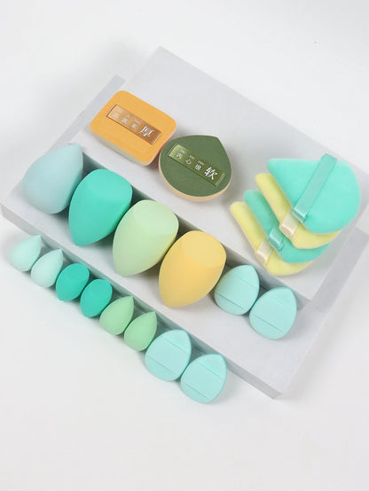 20 Pcs Pink Makeup Sponge and Makeup Puff Set Suitable for Face Cream and Powder Concealer Powder Makeup Machine