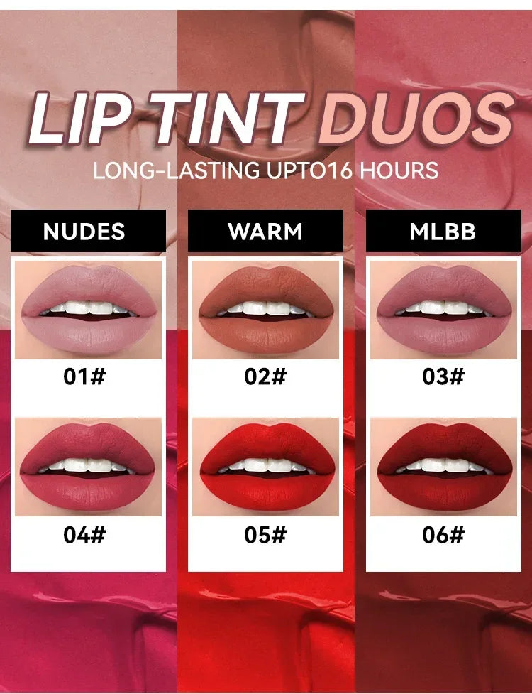 Cheap Matte Ink Liquid Lipstick Non-stick Cup Long Lasting Velvet Nude Lip Gloss Waterproof Lips Tint Waterproof Korean Make Up