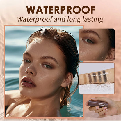 Waterproof Hairline & Root Concealer Pen – Instant Grey Coverage with Easy Blend Powder Stick for Normal Hair