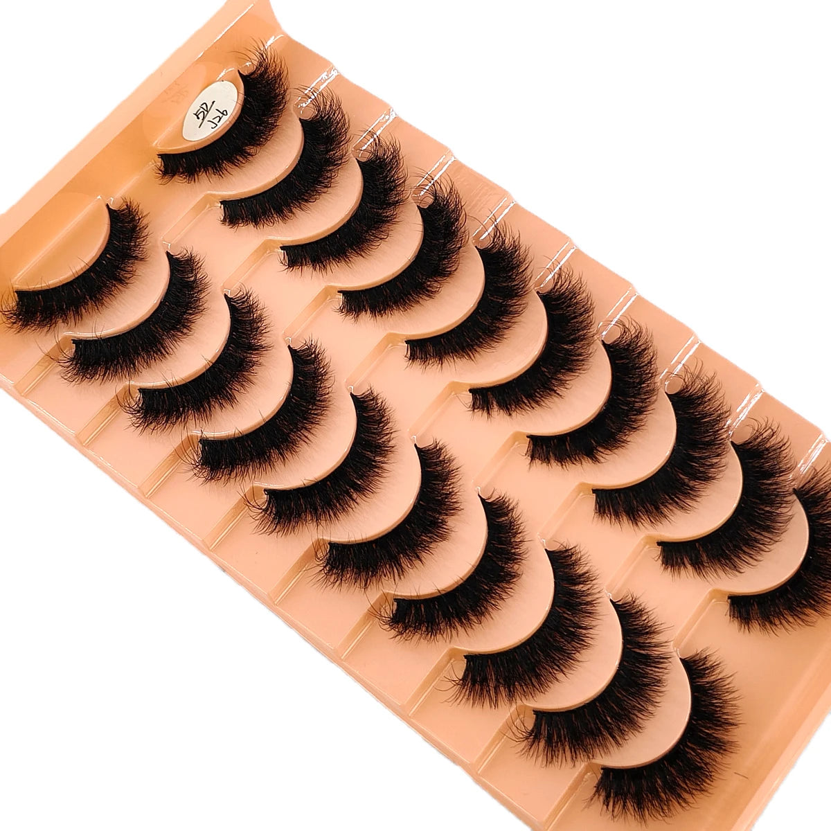 10Pairs 3D Mink Lashes Cilios Fluffy Soft Beauty Natural Short Mink Fake Eyelashes Classic Thick Reusable Makeup False Eyelashes