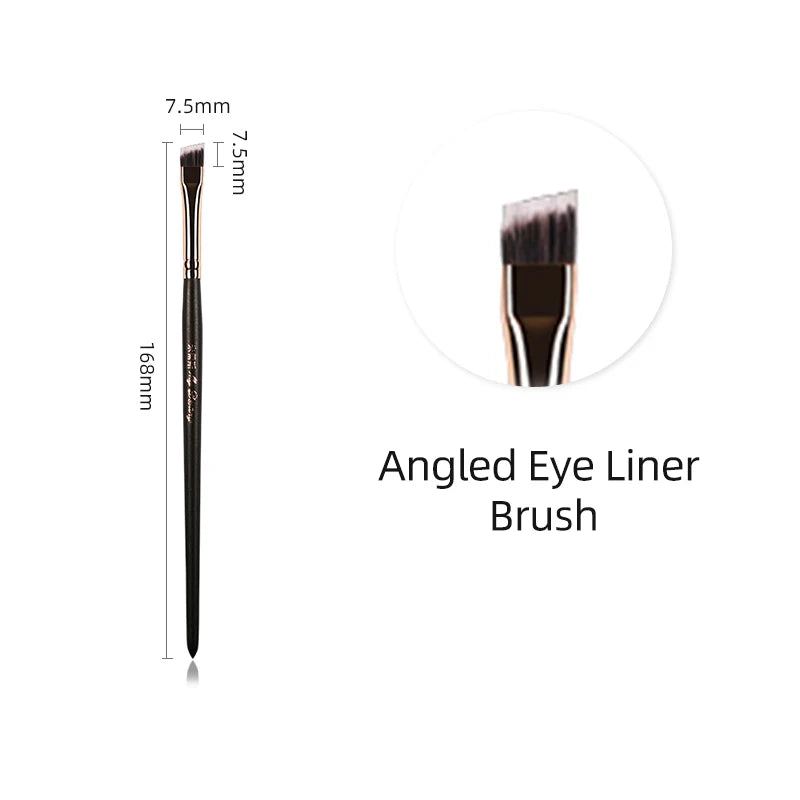 MyDestiny Full Series Professional Animal Hair Eye Makeup Brushes For Eyeshadow, Eyebrows, Eyeliner, Concealer, Lip Brush