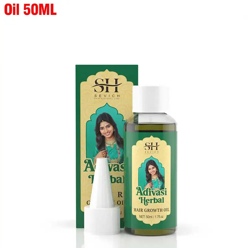 Ayurvedic Hair Growth Oil India Adivasi Organic Hair Growth Serum Anti Hair Loss Fast Regrowth Thicken Oils Hair Growth Products