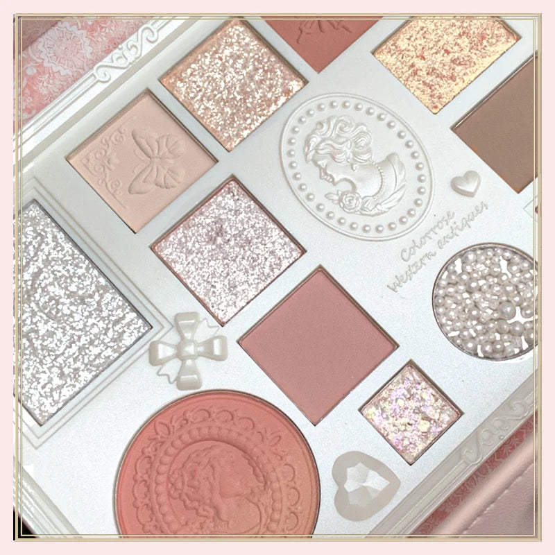 Make Up Set colorrose gift set eye shadow blush highlighter all-in-one palette eyeliner lipstick cosmetic set