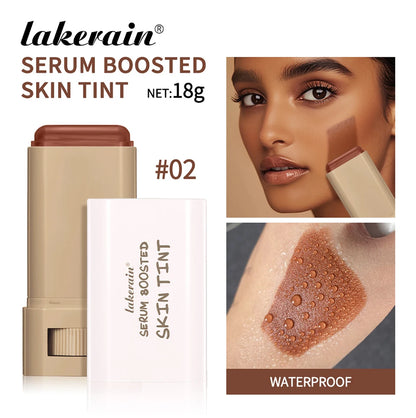 Stick Foundation Balm Serum Boosted Skin Tint Foundation Stick Smooth Plumper Hight Coverage Travel Bronze Foundation Stick Make