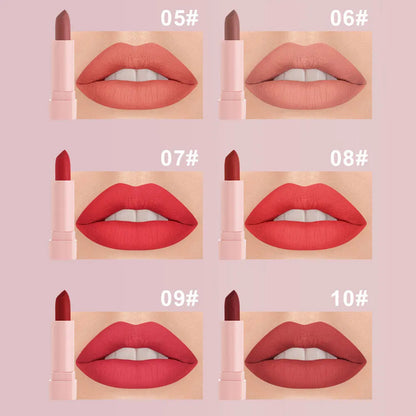 10 PCS Matte Lipstick Kit Free Shipping lip gloss Korean cosmetics LIpgloss Makeup for women Lip pencil cheap make up Beauty