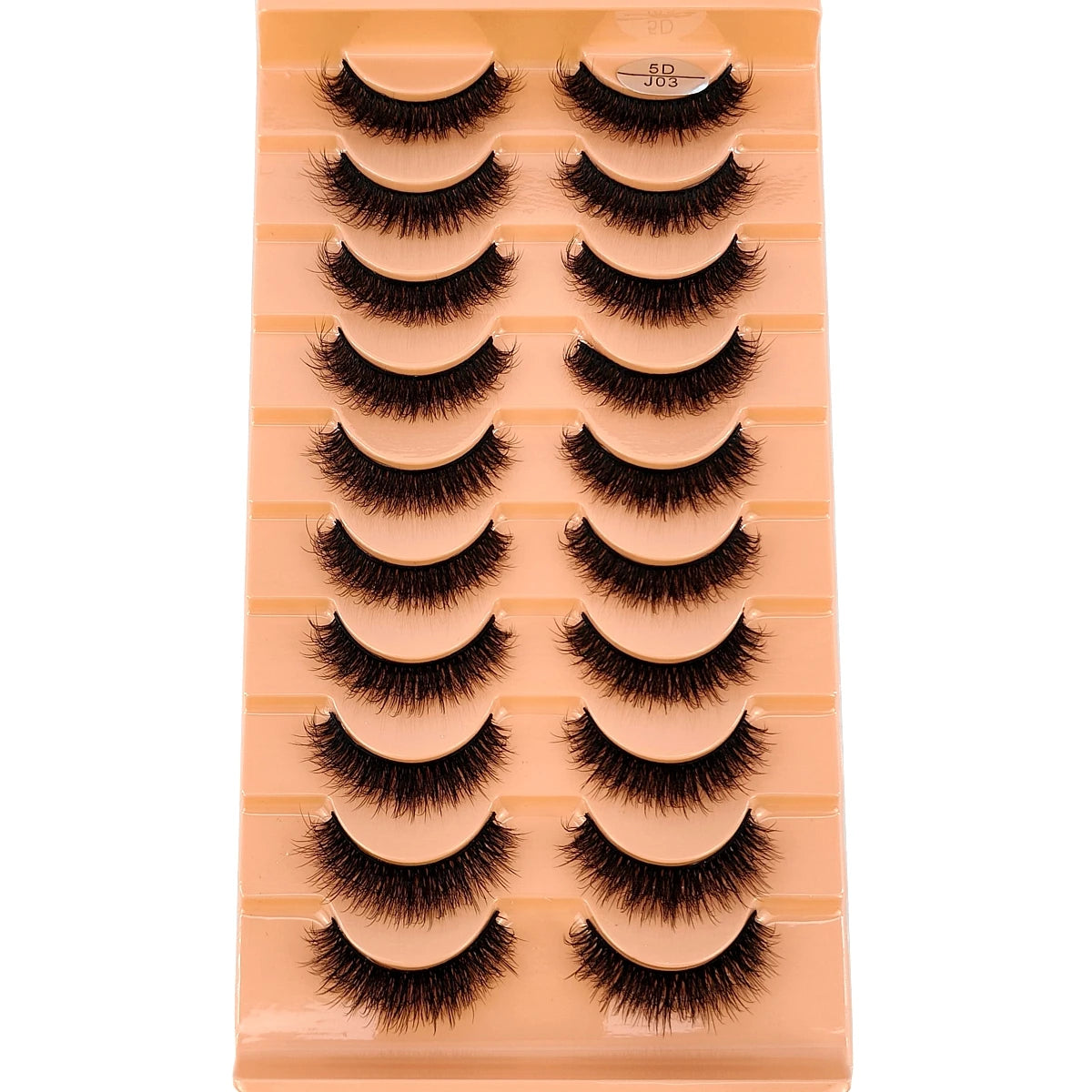 10Pairs 3D Mink Lashes Cilios Fluffy Soft Beauty Natural Short Mink Fake Eyelashes Classic Thick Reusable Makeup False Eyelashes