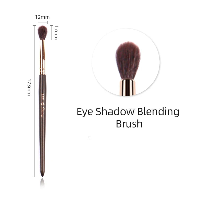 MyDestiny Full Series Professional Animal Hair Eye Makeup Brushes For Eyeshadow, Eyebrows, Eyeliner, Concealer, Lip Brush