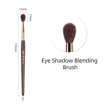 MyDestiny Full Series Professional Animal Hair Eye Makeup Brushes For Eyeshadow, Eyebrows, Eyeliner, Concealer, Lip Brush