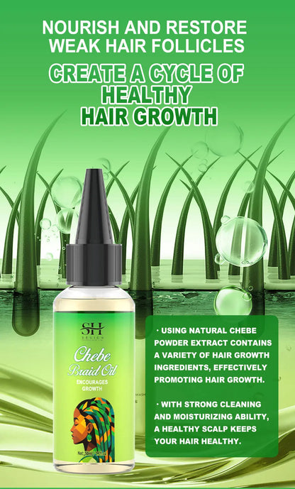 Sevich Chebe Hair Growth Serum Africa Traction Alopecia Chebe Anti Hair Loss Treatment Crazy Fast Hair Growing Oil Hair Care