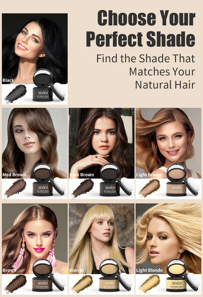 Hairline Powder Instantly Conceals Hair Root Touch Hair Powder for Thinning Hair for Women and Men,Hairline Shadow Powder Makeup