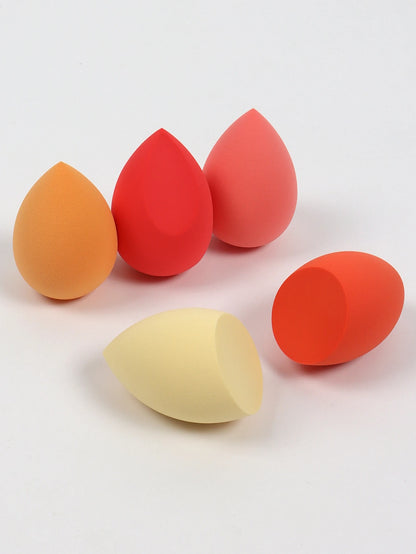5 Bags of Beauty Eggs Makeup Sponge (Beauty Egg), Foundation Make-Up Mixed Beauty Sponge, Flawless Liquid, Cream and Powder, Mu