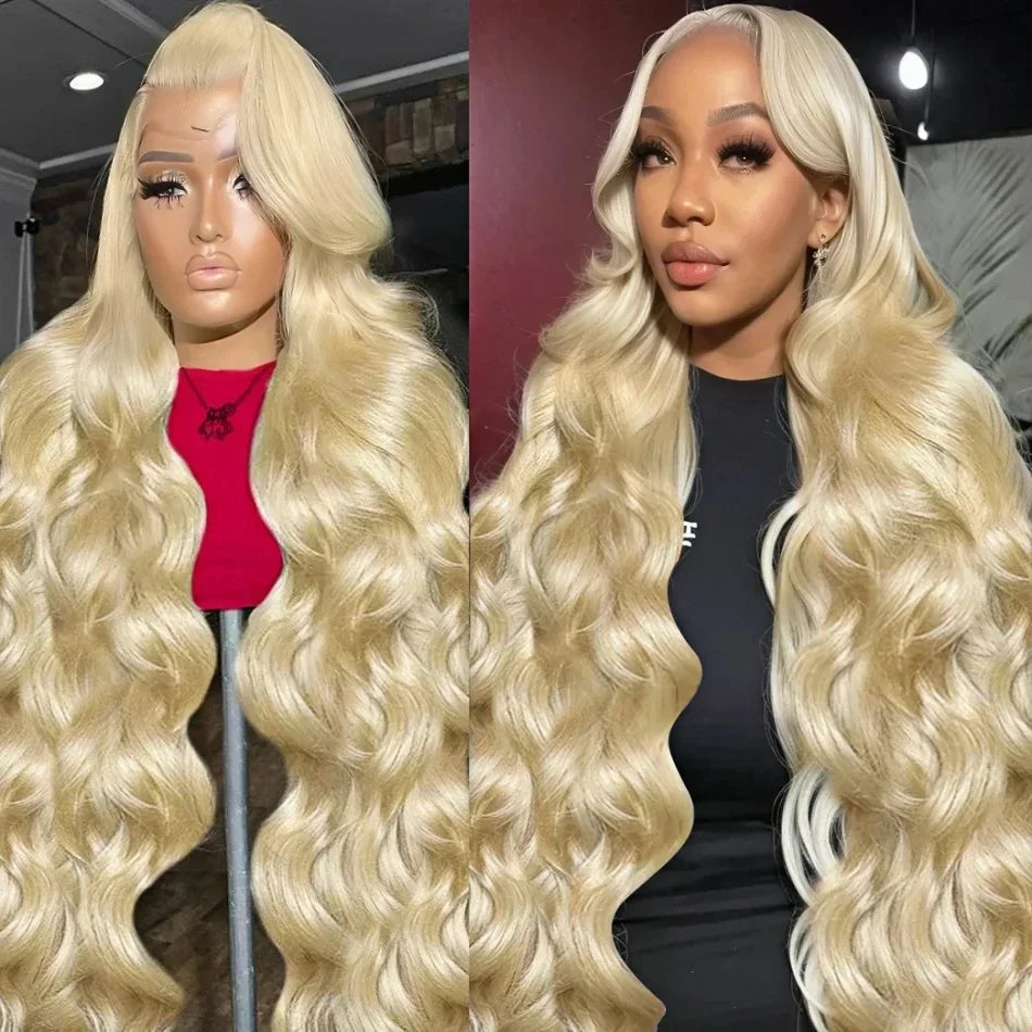 13x6 hd lace frontal wig 13x4 lace frontal human hair wig Transparent 613 blonde wig body wave Wigs 250 Density cheap wigs