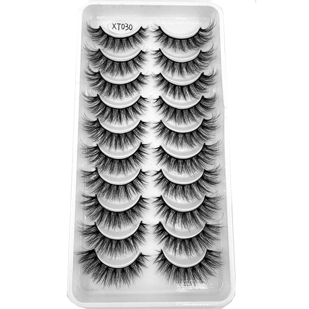 10Pairs 3D Mink Lashes Cilios Fluffy Soft Beauty Natural Short Mink Fake Eyelashes Classic Thick Reusable Makeup False Eyelashes