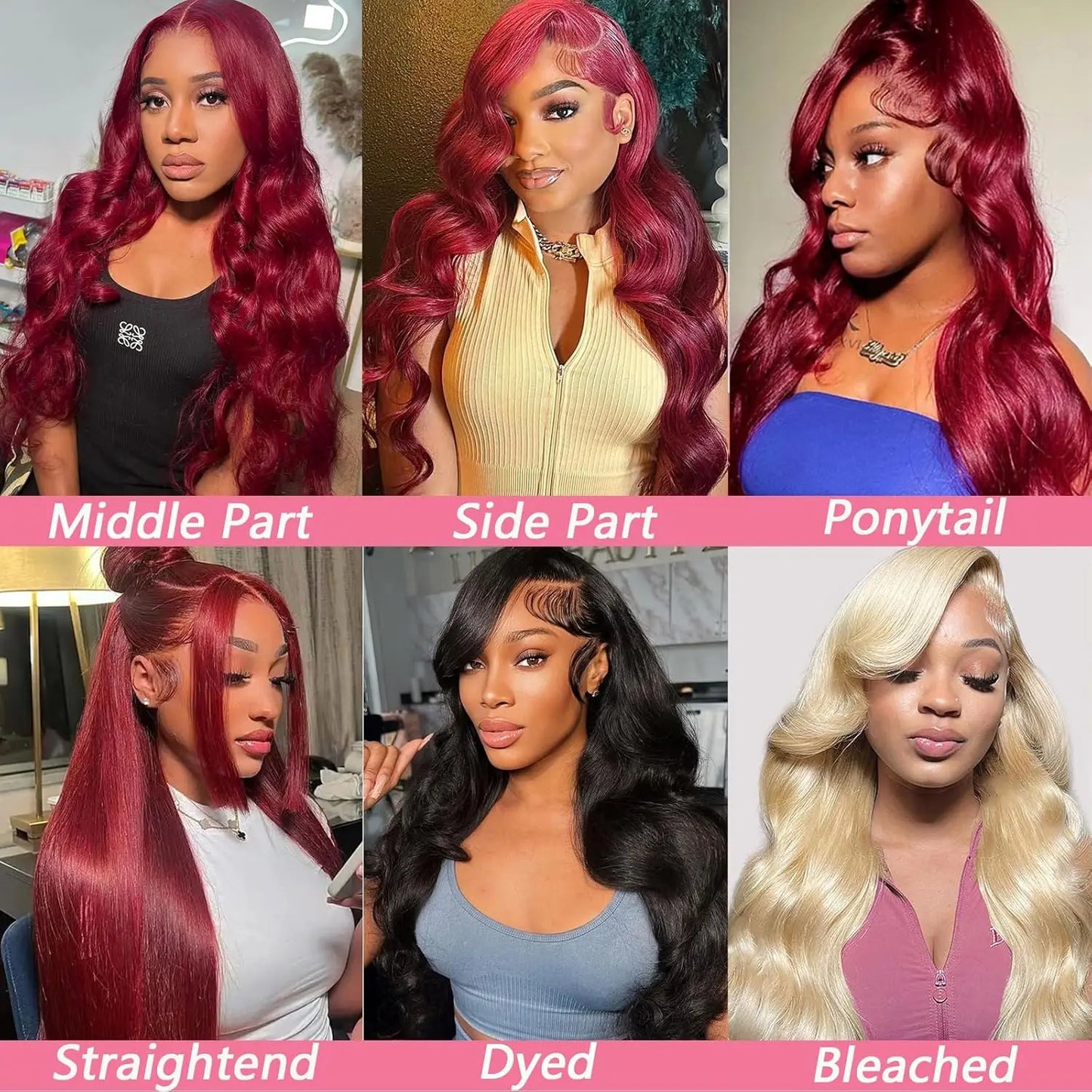 99j Burgundy Body Wave Human Hair 13x6 Hd Transparent Lace Front Wig 13x4 Curly Colored 30 40 Inch Brazilian Hair For Women