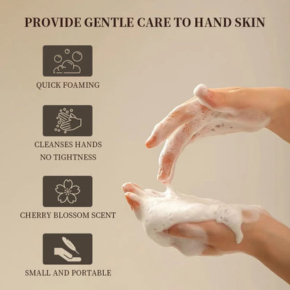 Japanese Facial Soap - Gentle Cleansing, Brightening & Moisturizing, Natural Ingredients for Soft Glowing Skin Sakura Soap