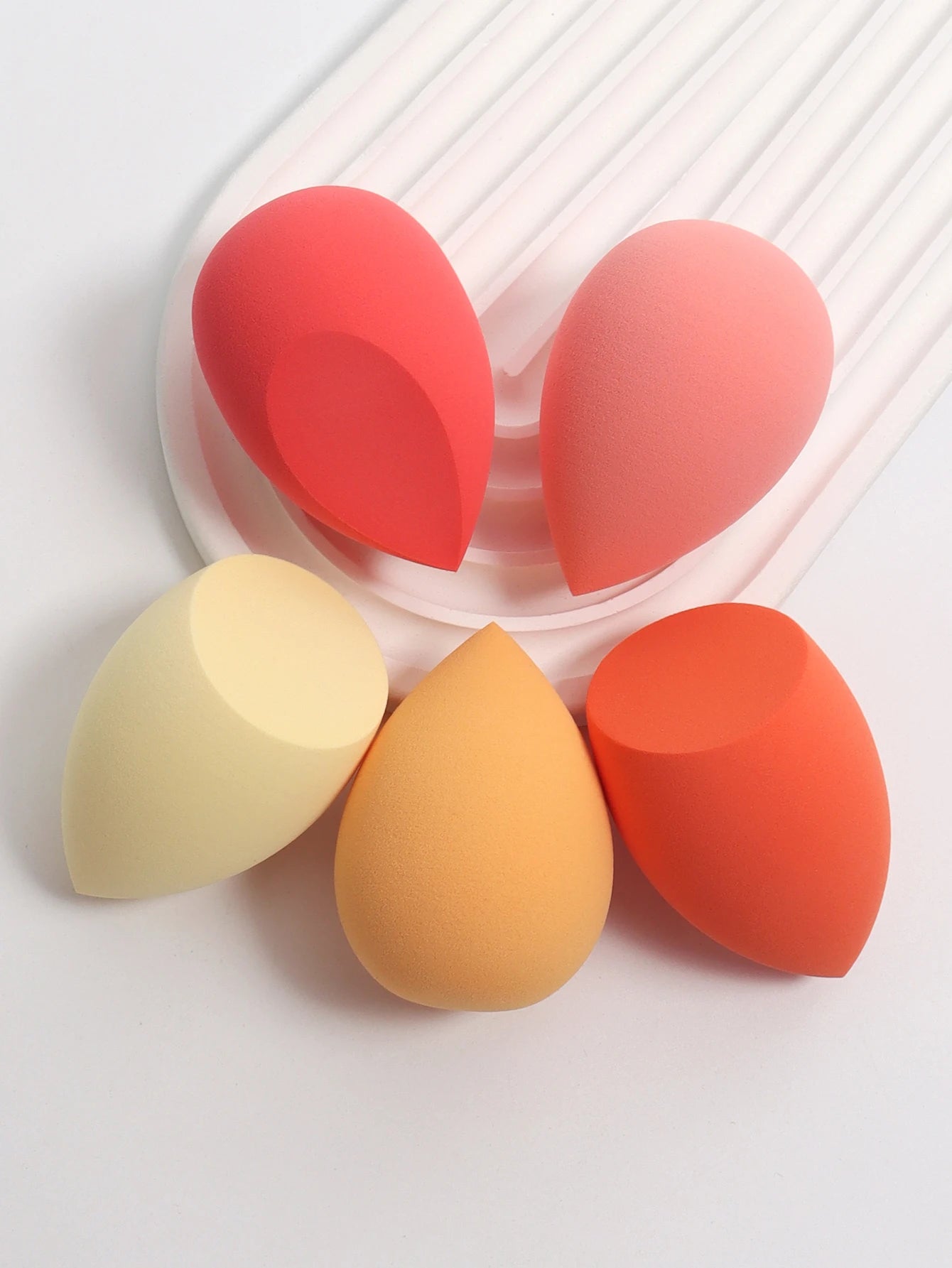 5 Bags of Beauty Eggs Makeup Sponge (Beauty Egg), Foundation Make-Up Mixed Beauty Sponge, Flawless Liquid, Cream and Powder, Mu