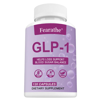 GLP-1 Supplement with Berberine, Green Tea Extract, Supports Metabolism, Blood Sugar Balance & Healthy Weight, 120 Capsules