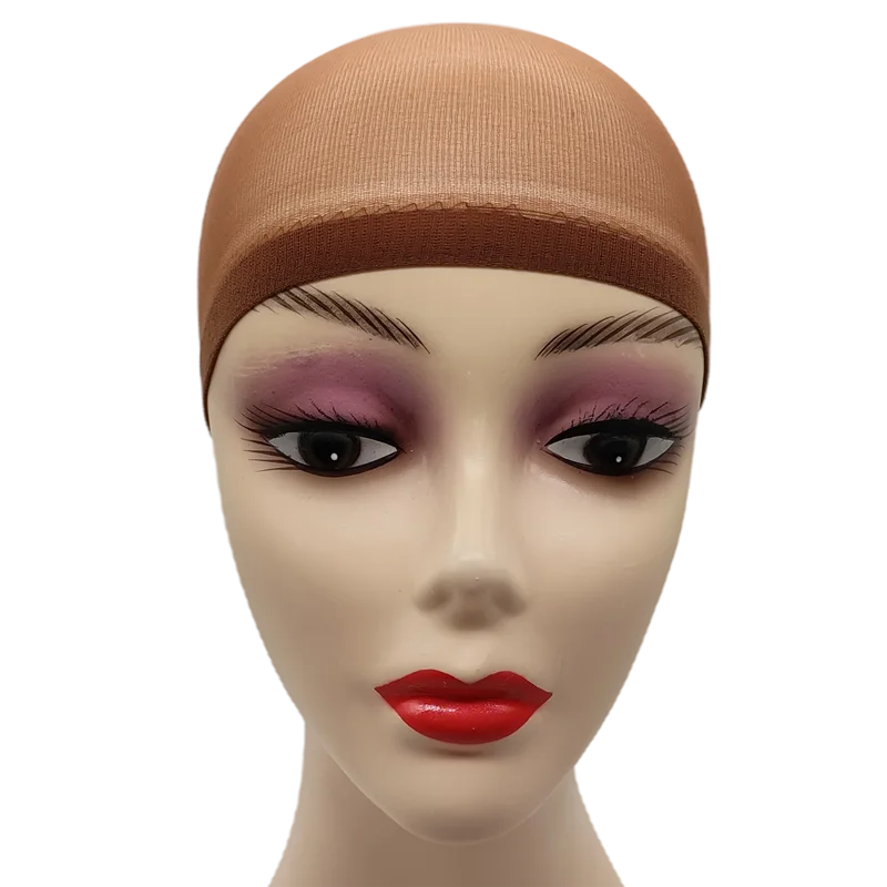 1/6/12bags Ventilated Nylon Mesh Nude Stocking Wig Cap Hairnets Stretchy Close End Super Extra Thin Skin Breathable Wig Cap