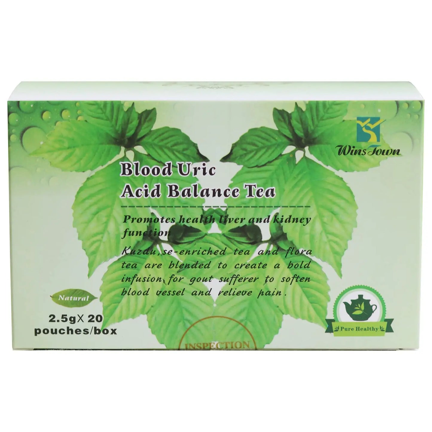 Blood Uric Acid Balance Tea Promote Purine Metabolism Gout Tea 20 Teabags
