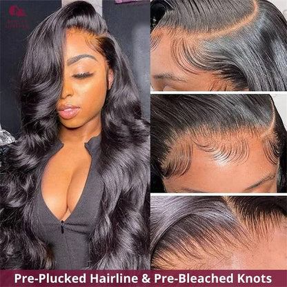 Beautyforever 3D Body Wave Bye Bye Knots Glueless Wig Human Hair Ready to Wear Lace Front Wig 100% Raw Human Hair Wig