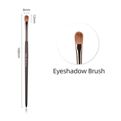 MyDestiny Full Series Professional Animal Hair Eye Makeup Brushes For Eyeshadow, Eyebrows, Eyeliner, Concealer, Lip Brush