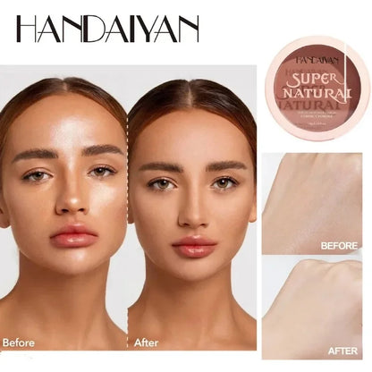 Face Setting Powder Cushion Long Lasting Oil-Control Pressed Foundations 8 Colors Matte Finish Concealer Makeup Pressed Powder