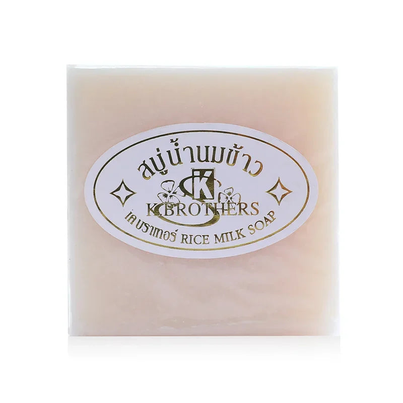 Handmade JAM Rice Milk Goat Milk Soap by K-Brother Thailand Whitening Skin Lightning Beauty Soap Wholesale