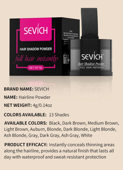 Hairline Powder Instantly Conceals Hair Root Touch Hair Powder for Thinning Hair for Women and Men,Hairline Shadow Powder Makeup