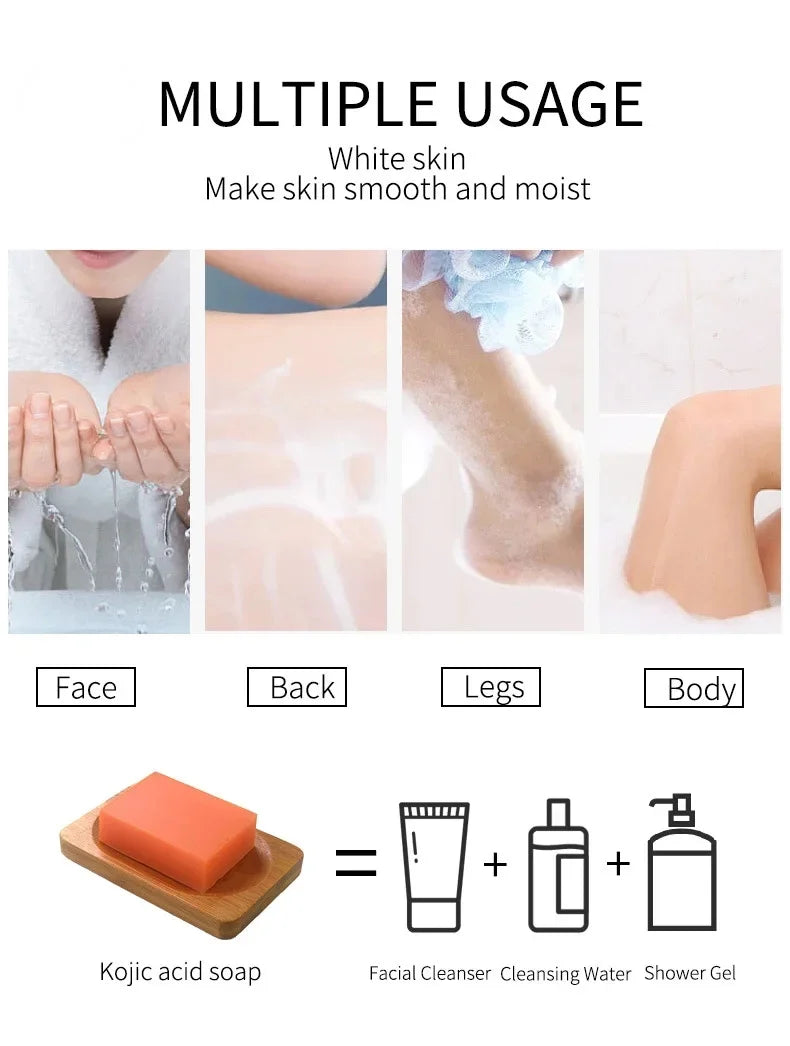 100g Kojic Acid Soap 12pcs Pack Glutathione Skin Lightning Soap Kojic Acid and Glutathione Soap Wholesale
