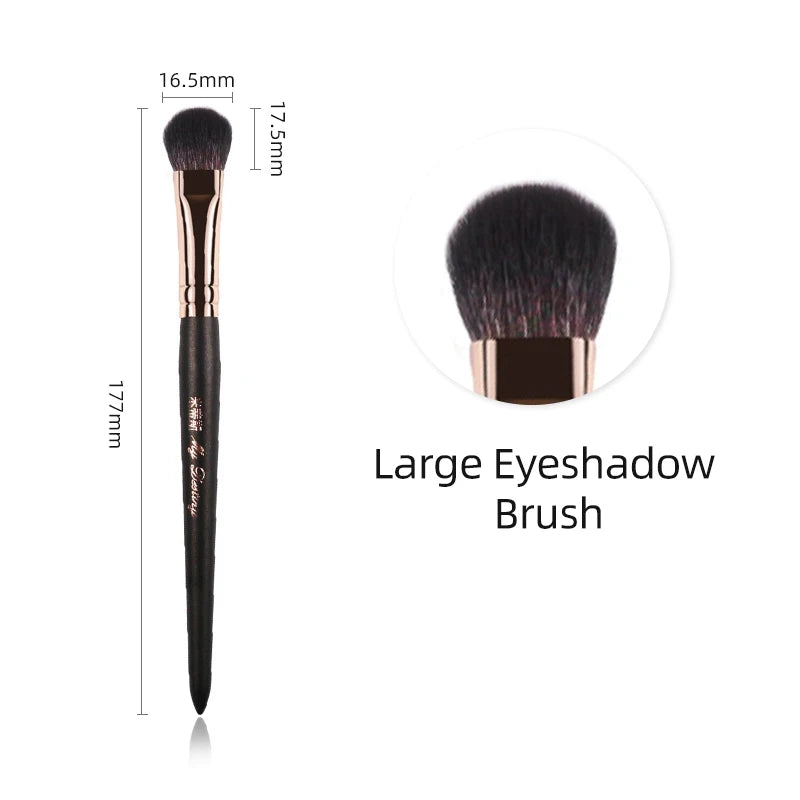 MyDestiny Full Series Professional Animal Hair Eye Makeup Brushes For Eyeshadow, Eyebrows, Eyeliner, Concealer, Lip Brush