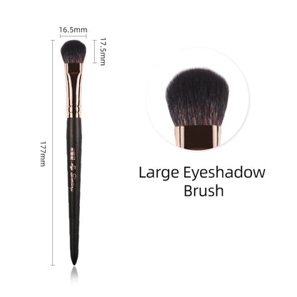 MyDestiny Full Series Professional Animal Hair Eye Makeup Brushes For Eyeshadow, Eyebrows, Eyeliner, Concealer, Lip Brush