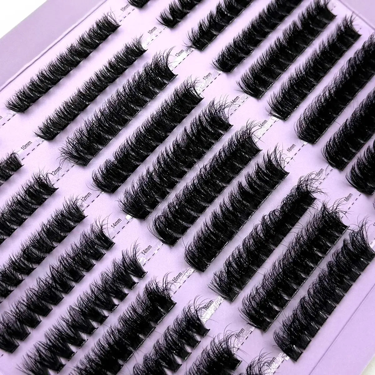 290/300Pcs 5D Fluffy 10-18mm Mix Lashes Cluster 60D-120DThick Eyelash D/DD Curl Individual Lashes DIY Lash Extensions Eyelashes