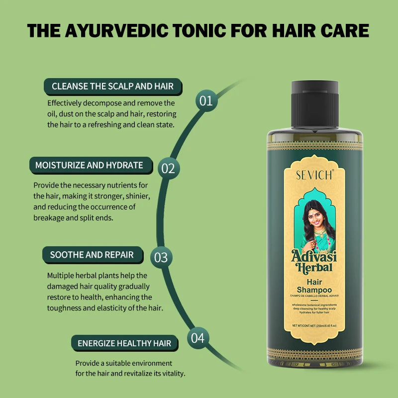 Ayurvedic Hair Growth Oil India Adivasi Organic Hair Growth Serum Anti Hair Loss Fast Regrowth Thicken Oils Hair Growth Products