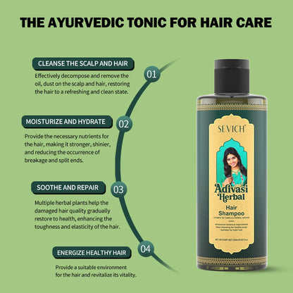 Ayurvedic Hair Growth Oil India Adivasi Organic Hair Growth Serum Anti Hair Loss Fast Regrowth Thicken Oils Hair Growth Products